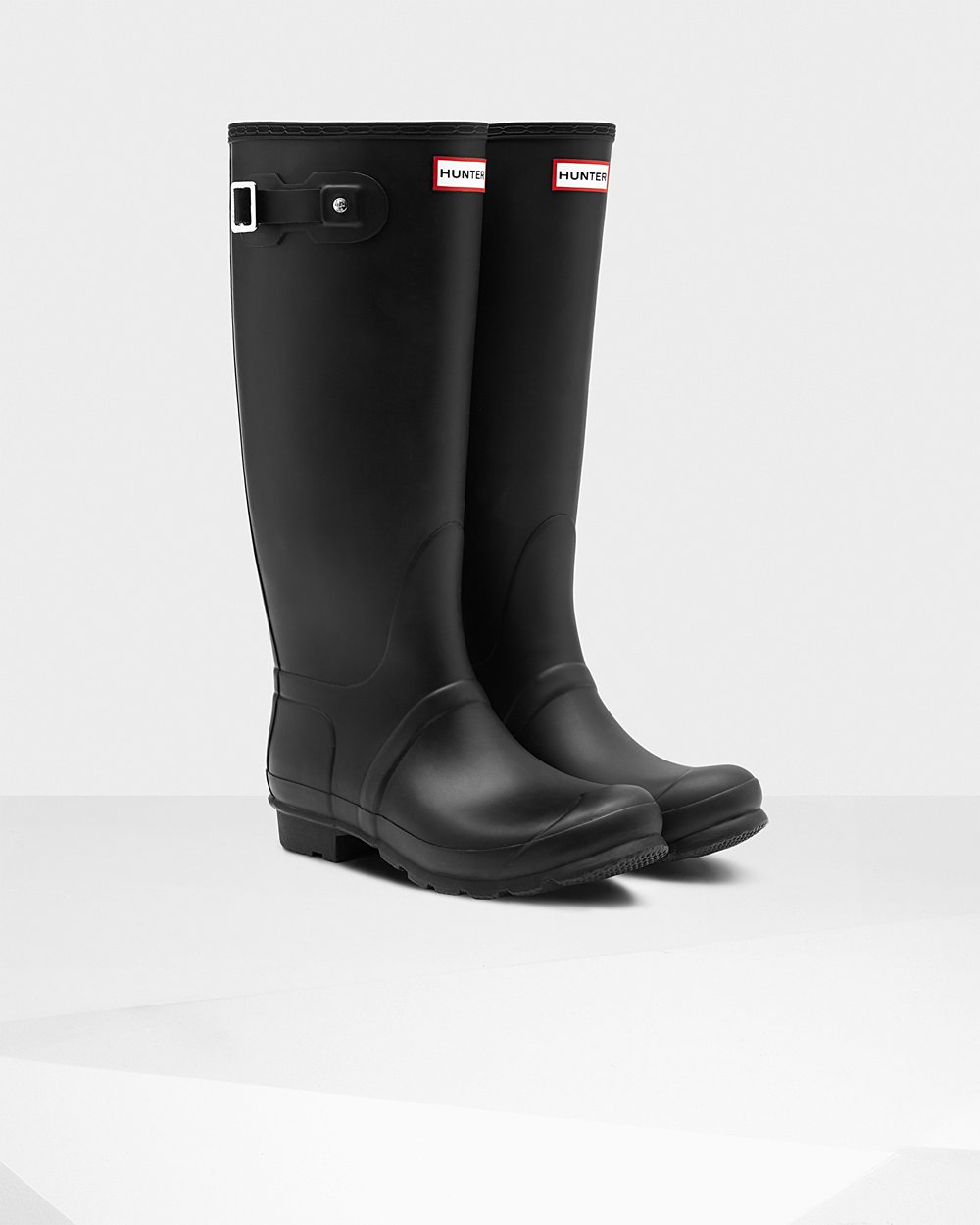 Galochas Largas Hunter Feminina Pretas - Original Tall Leg - 16LQIRTOM